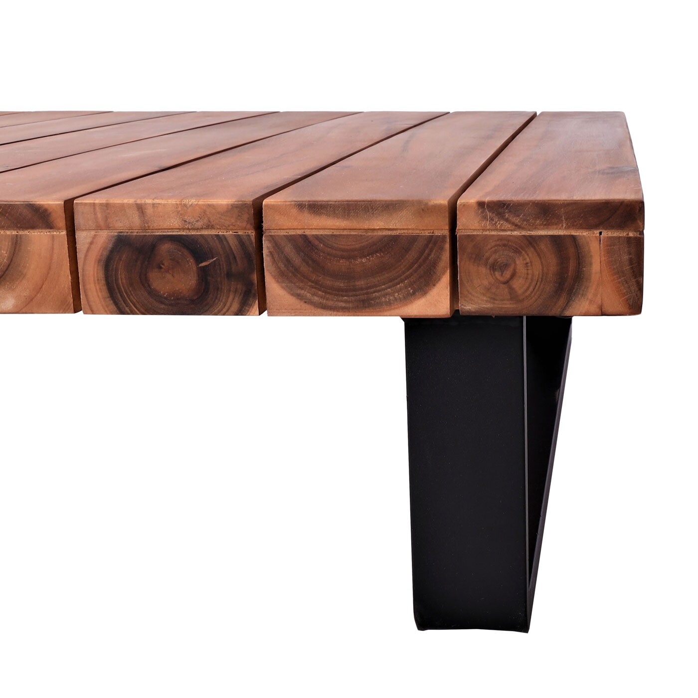 Garten-Garnitur MCW-H54, Garnitur Sitzgruppe Lounge-Set, Spun Poly Akazie Holz MVG Alu ~ braun, Polster cremeweiß
