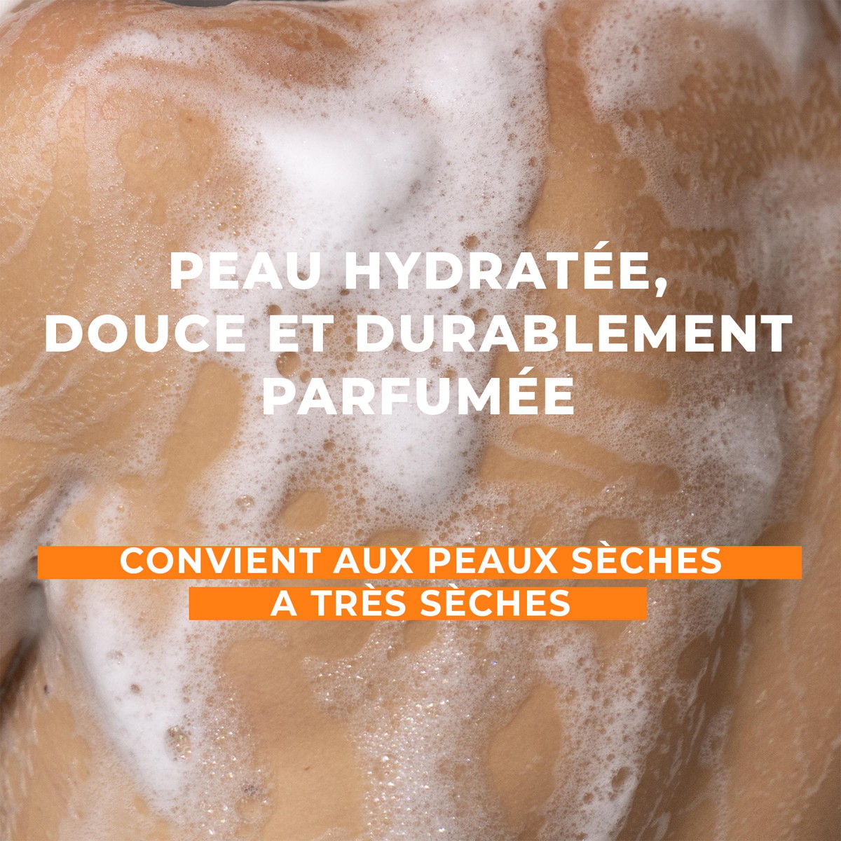 Gel douche hydratant - Fleur d'oranger & huile de lin bio- Peaux sèches - 500 ml