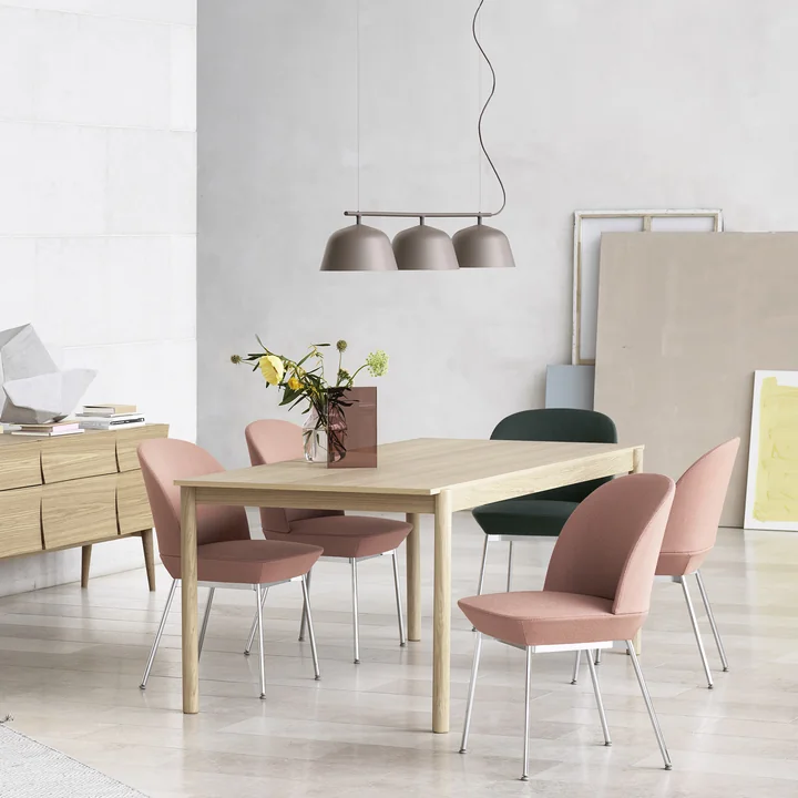 Muuto - Ambit Rail Pendelleuchte, dusty green