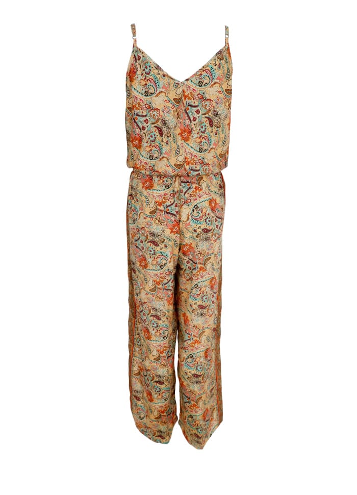 Black Colour Bcluna Ella Jumpsuit botanical peach