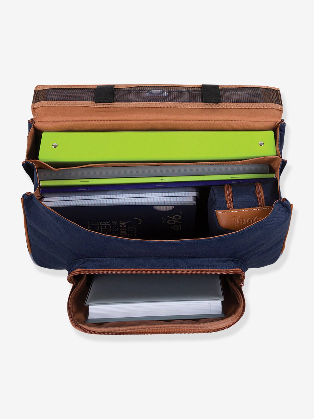 Mochila Soan TANN'S de 38 cm, estampa azul escura