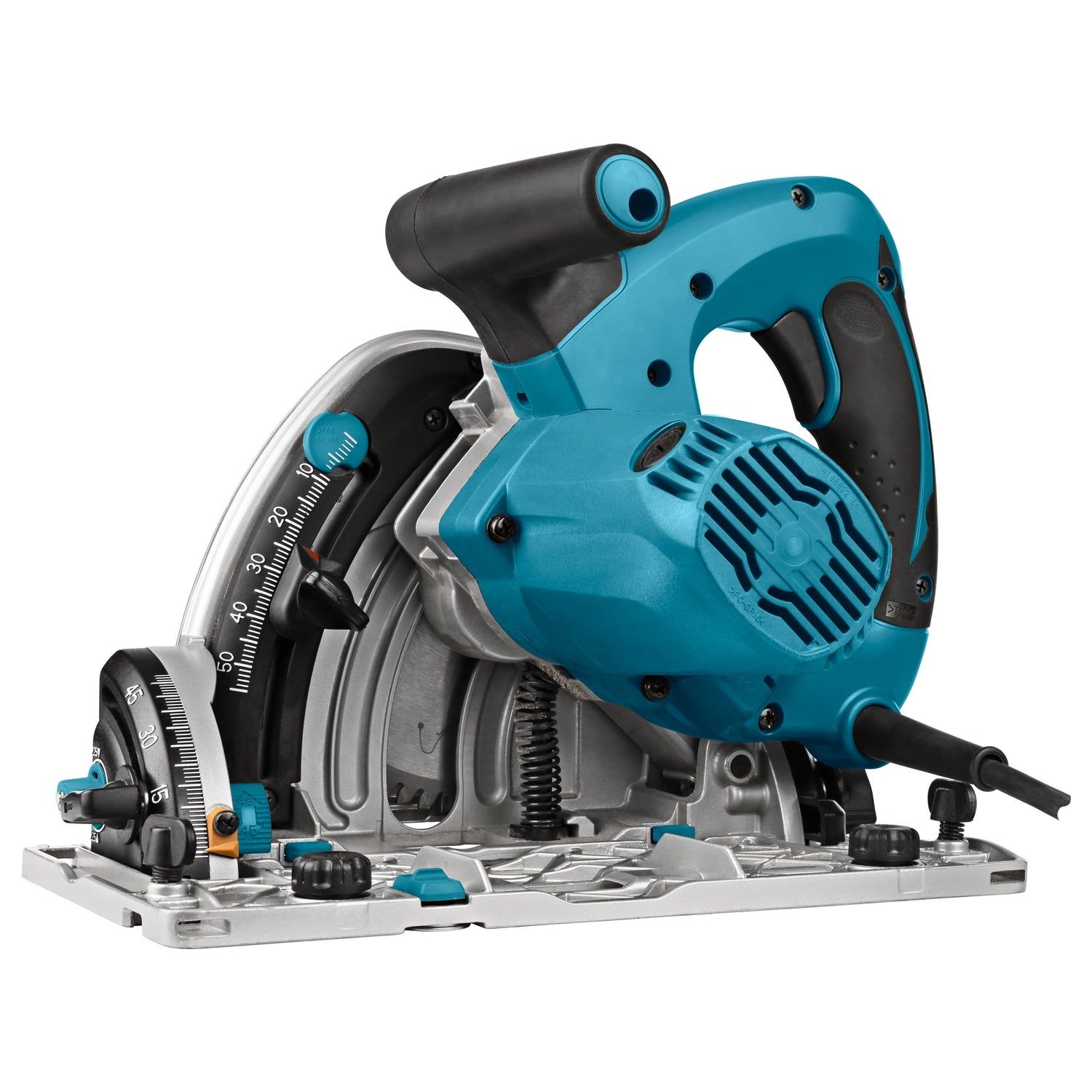 Makita SP6000J1X2 Invalcirkelzaag 230V in Mbox   2x Geleiderail 1500mm   Foudraal   Koppelstripset