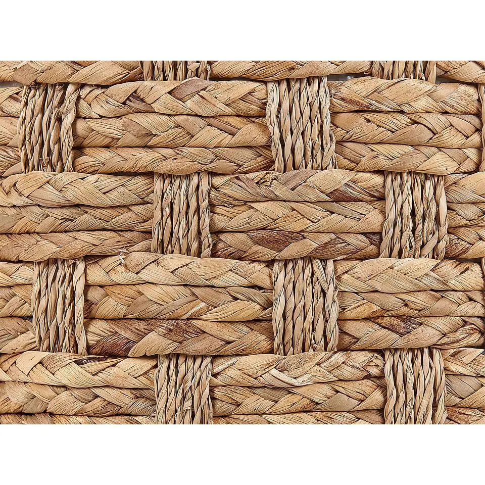 BASSLET - Poef - Natuurlijk - 40 cm - Zeewier