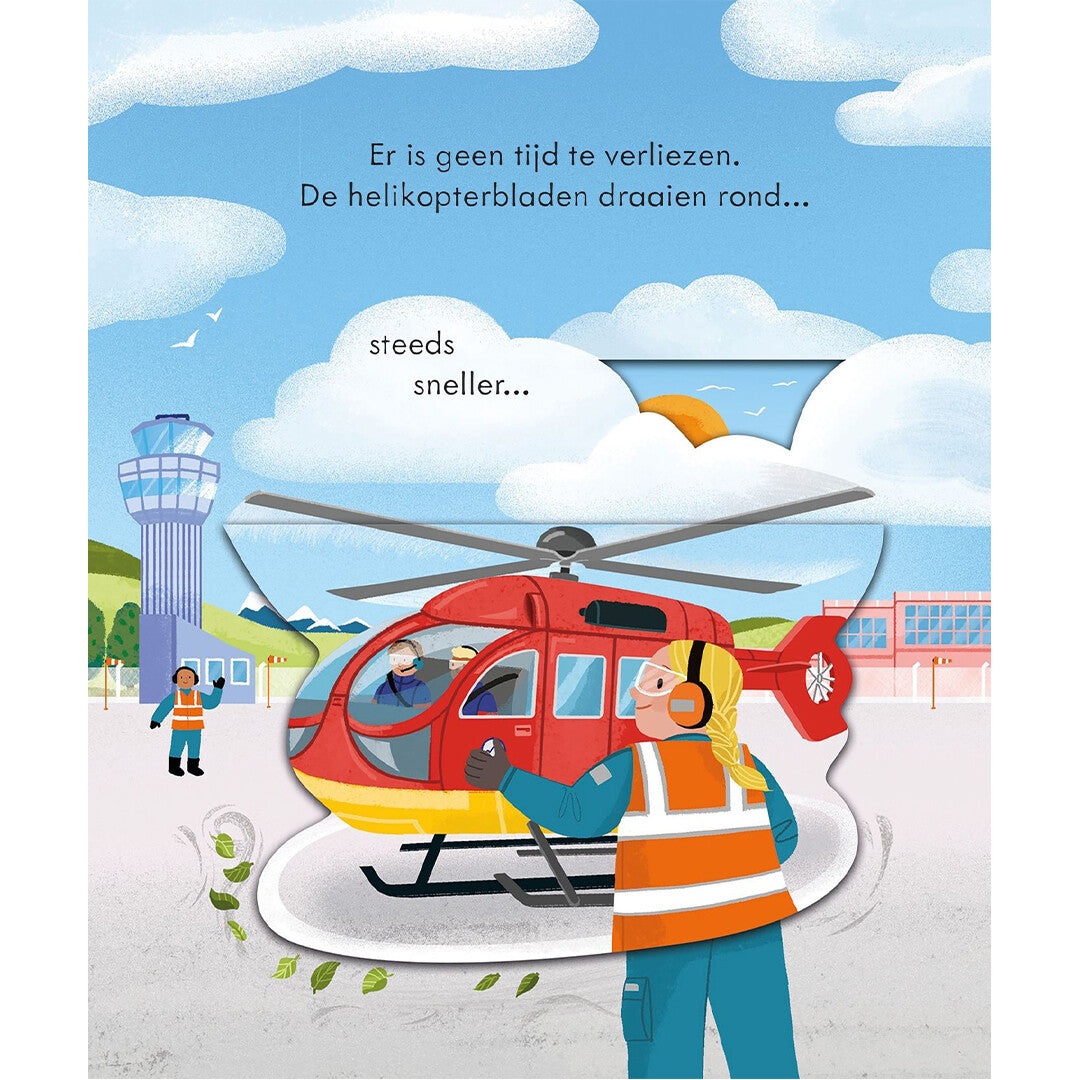 Uitgeverij usborne kijk binnen in een helikopter