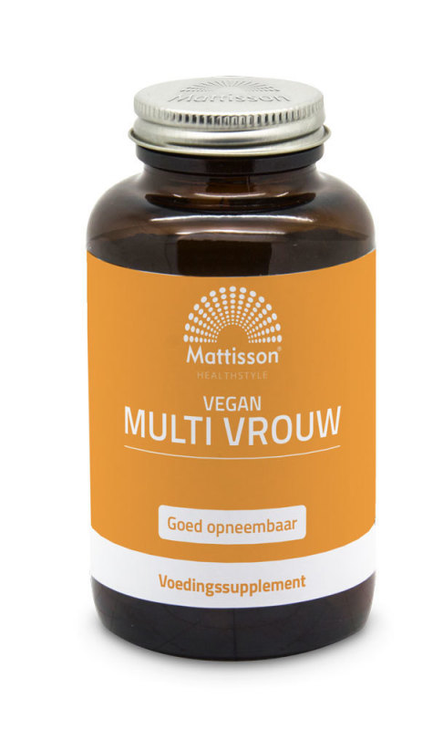 Mattisson Multi vrouw vegan - goed opneembaar 60 Capsules
