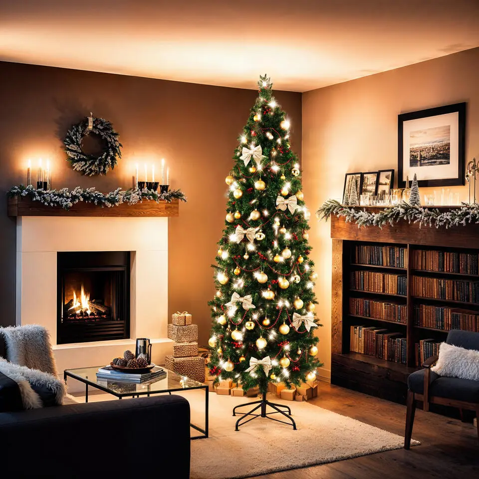 tectake Kunstkerstboom Comet, natuurgetrouwe uitstraling, Groen