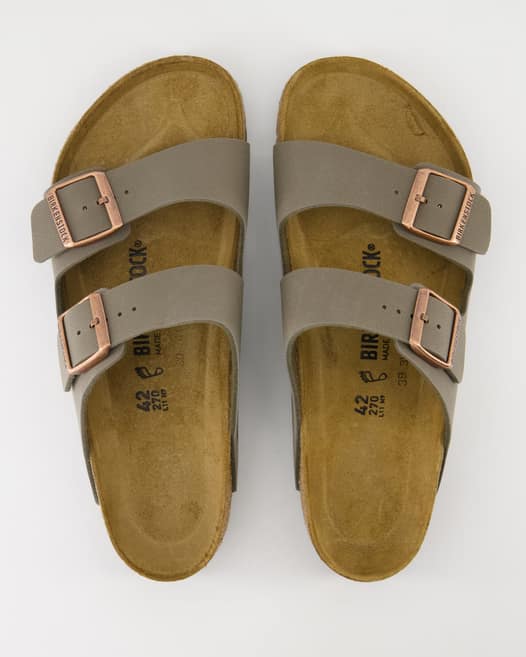 Birkenstock Arizona Pantoletten in Grau