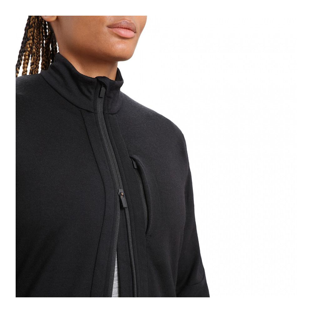 Icebreaker QUANTUM III - Sweat Femme black