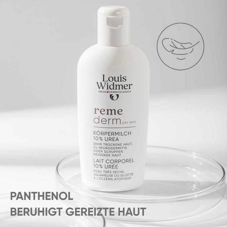 Widmer Remederm dry Skin Körpermilch 10% ohne P., 200 ml