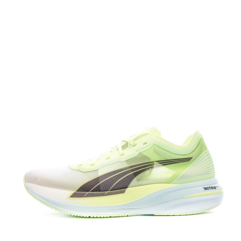 Puma Chaussures de running Jaunes Femme Puma Deviate Nitro Elite