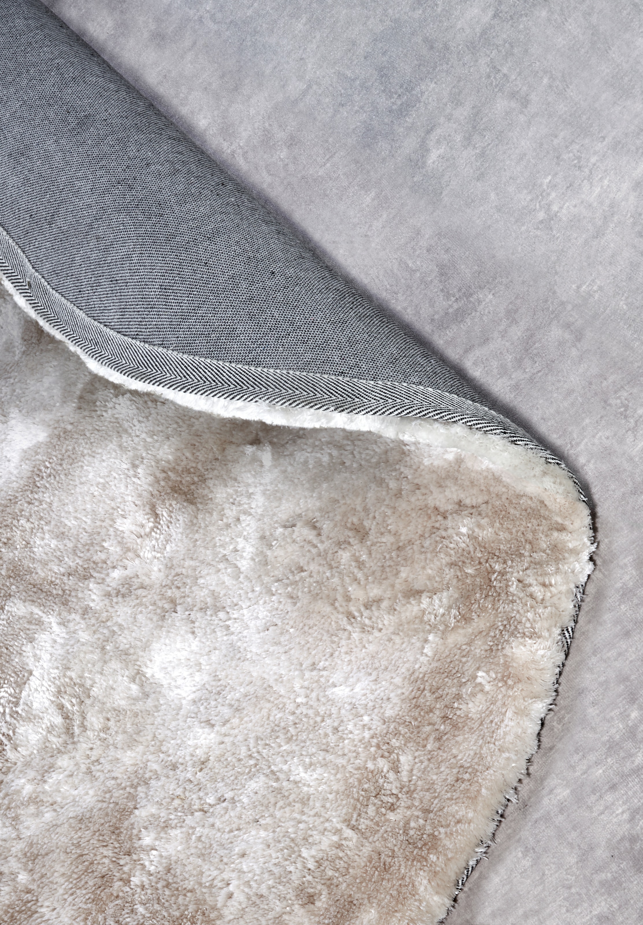 ELLE DECORATION Hochflor-Teppich »Calida« rund 28 mm Höhe Langflor, Shaggy, einfarbig, flauschig, weich, glänzend, modern, uni
