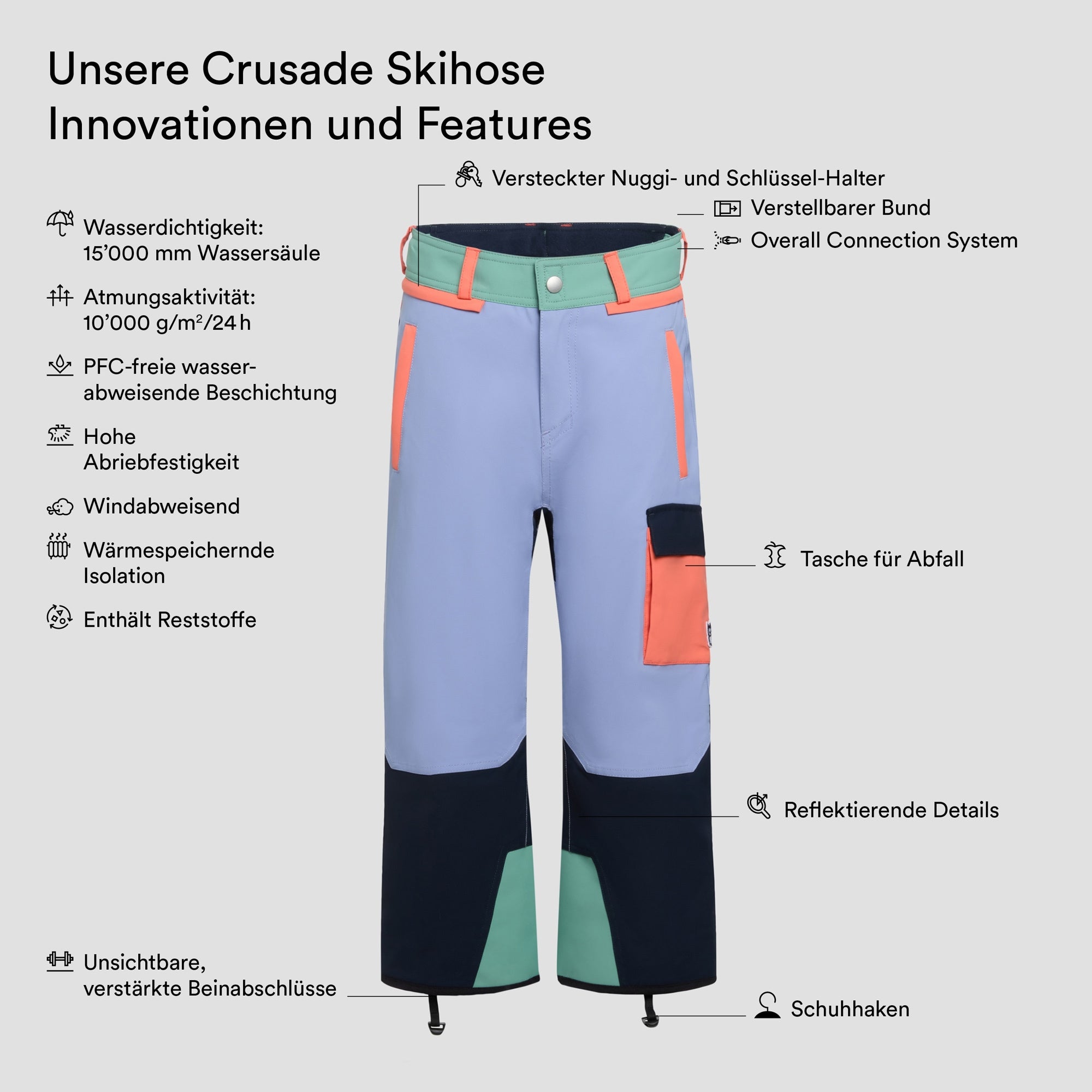 Crusade Skihose - upcycled