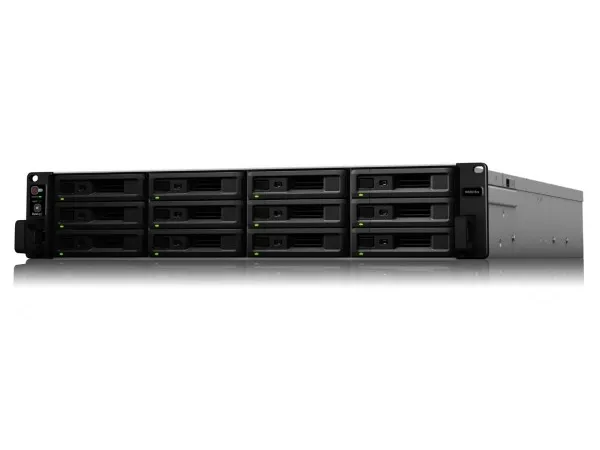 Synology RackStation RS3618XS - NAS-server - 12 bays - rackversion - SATA 6Gb/s - RAID 0, 1, 5, 6, 10, JBOD, RAID F1 - RAM 8 GB - Gigabit Ethernet - iSCSI support - 2U
