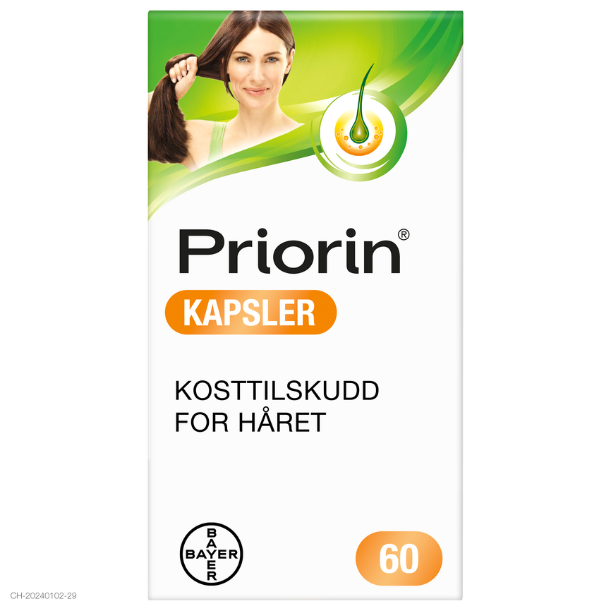 Priorin kosttilskudd for hår 60 kapsler