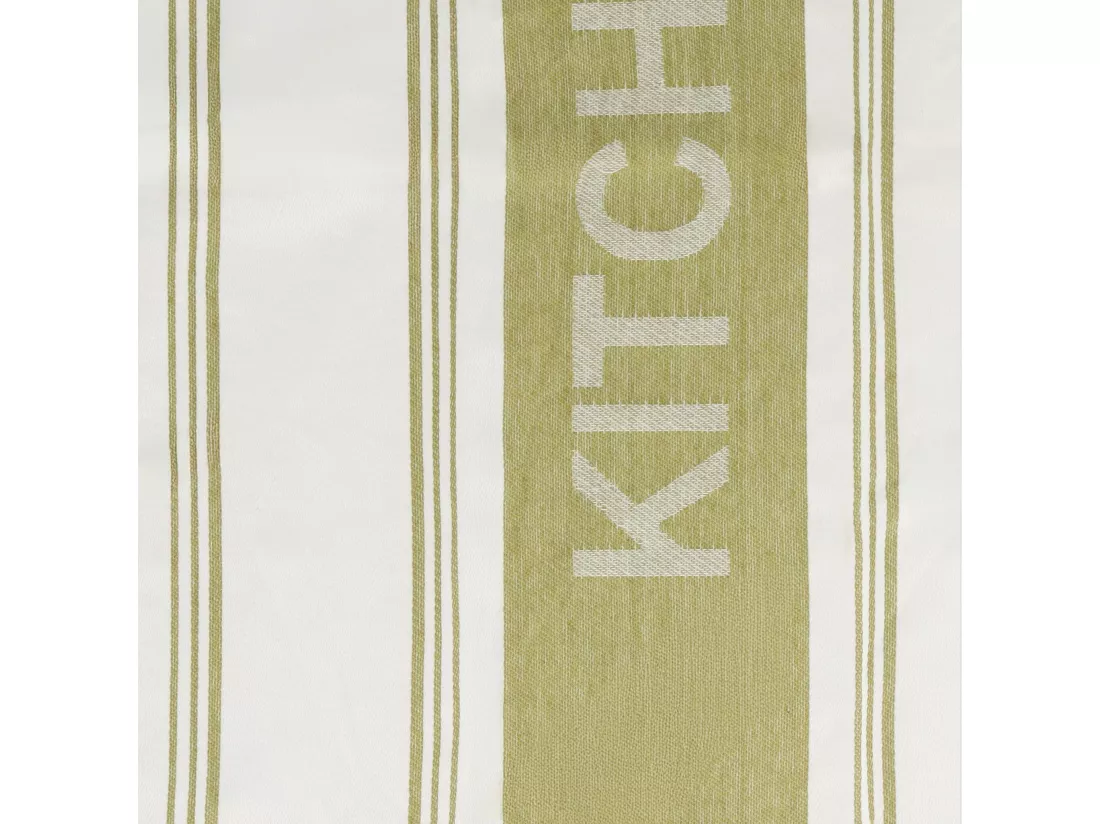 Ensemble De Torchons Essential Vert Moyen 45 x 70