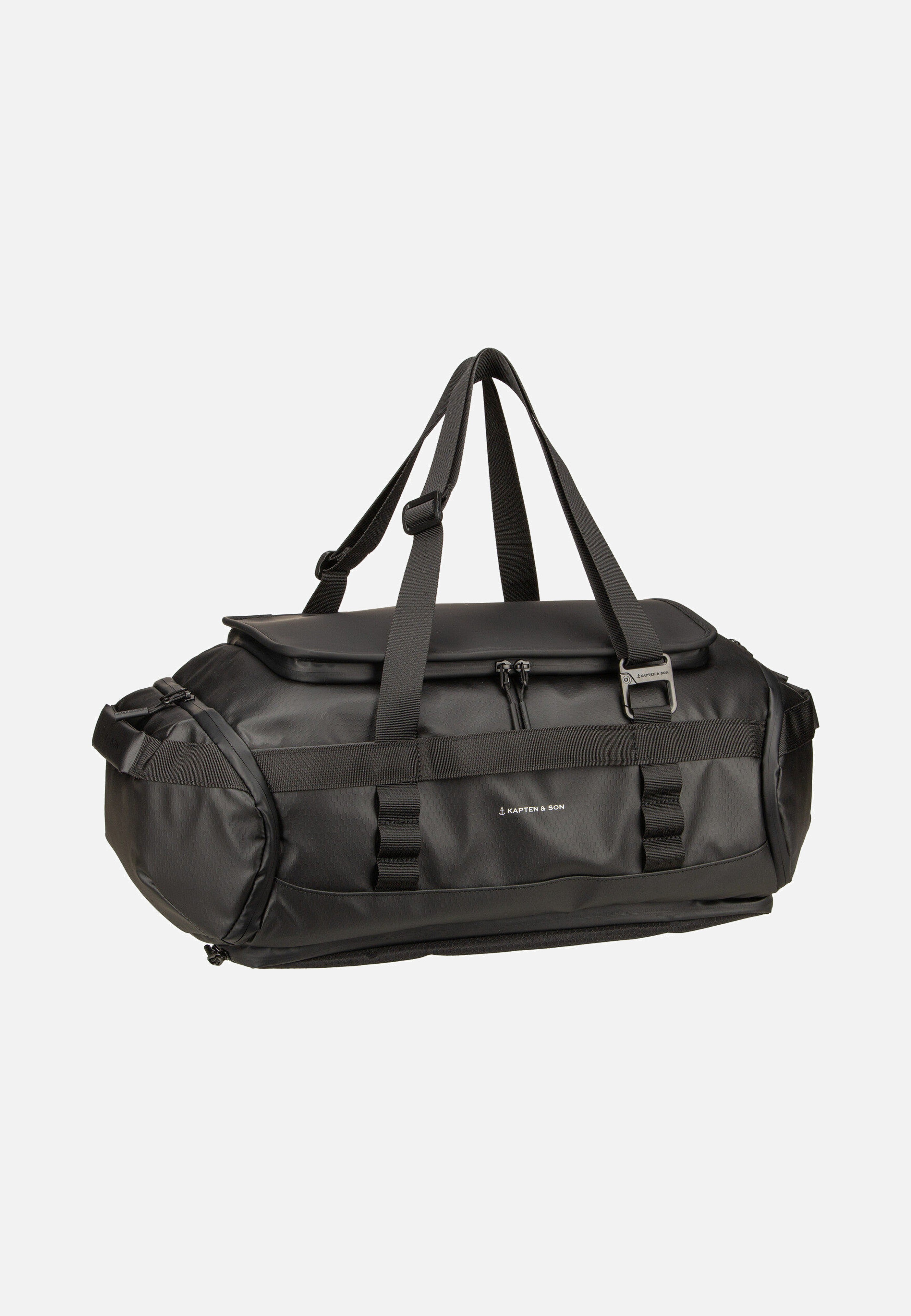 Lisbon Duffle Backpack S All Black - Rucksack