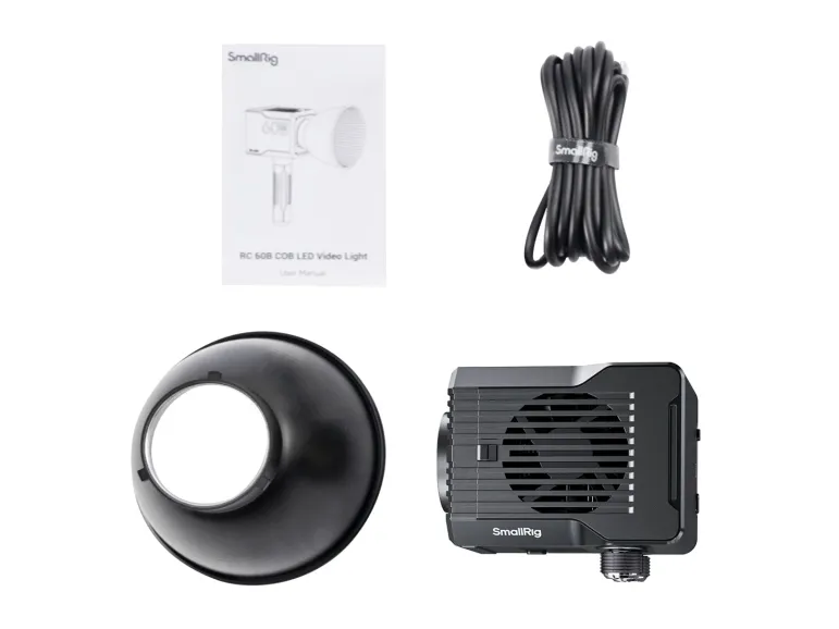 SmallRig 4808, LED, Blå, Grøn, Rød, 2500 K, 10000 K, Sort, Polykarbonat
