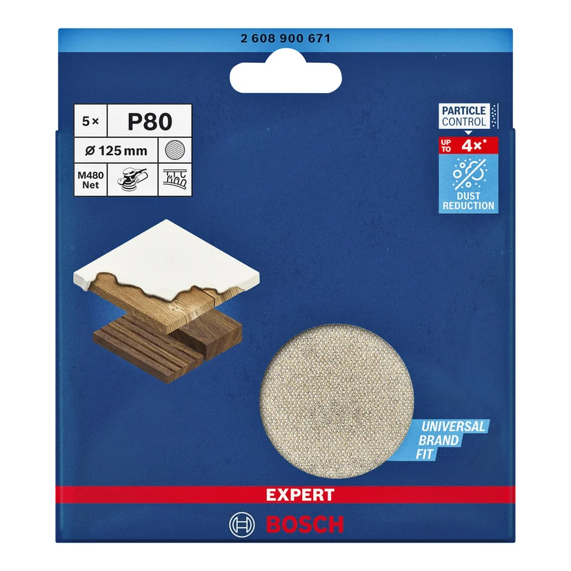 Slipenett 5-pk Ø125 mm