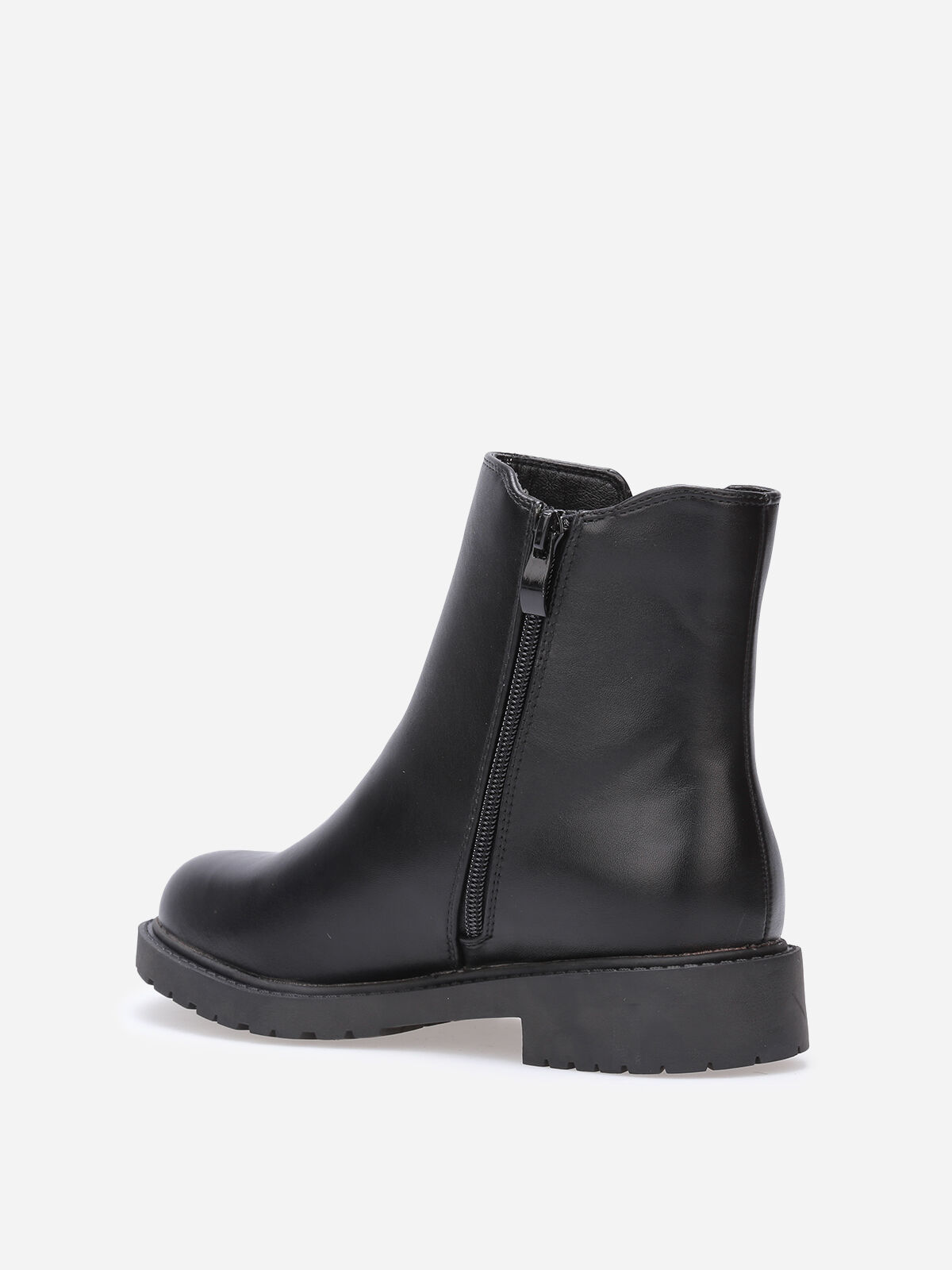 Chelsea basiques en simili- Noir
