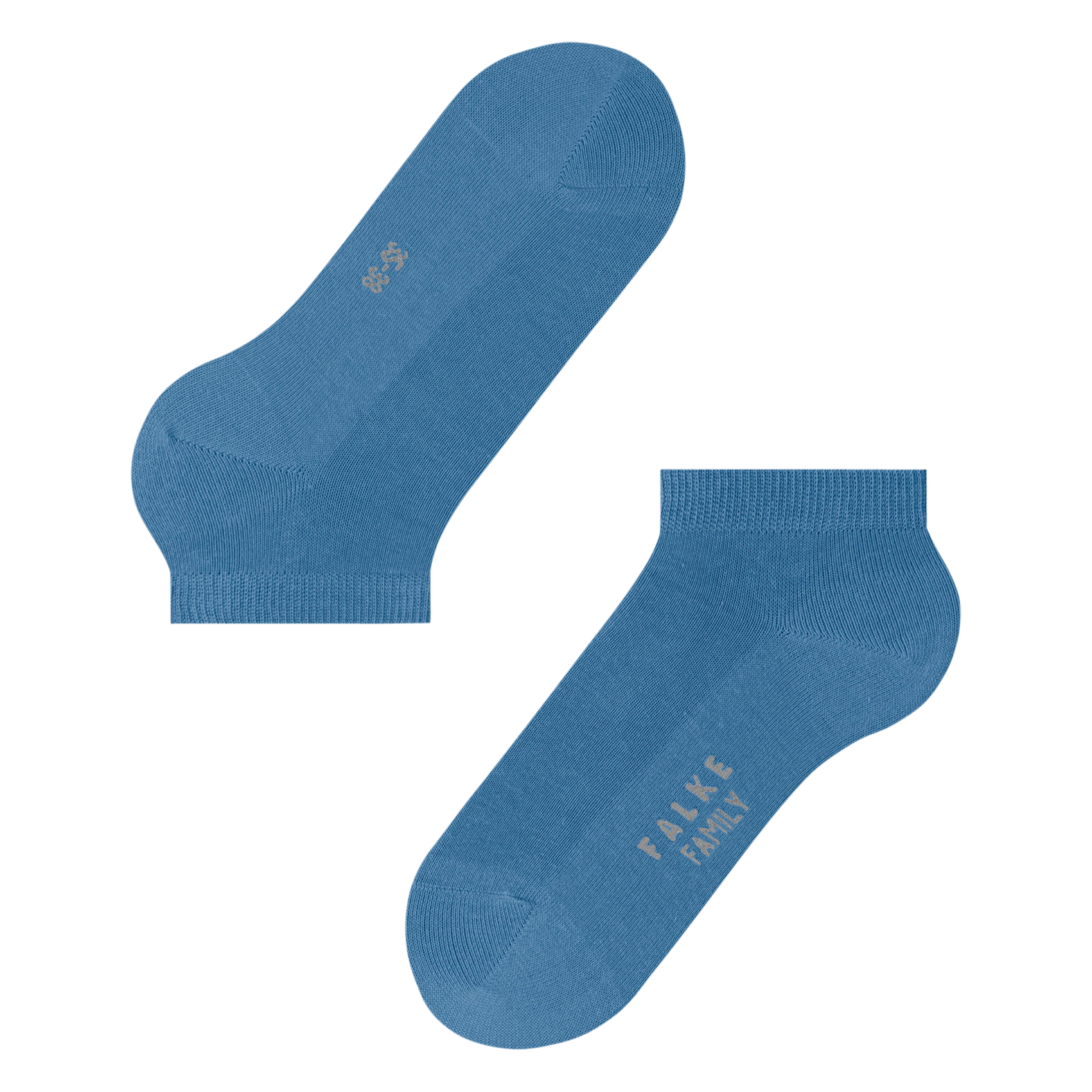 FAMILY SN - Chaussettes basses en coton mélangé | Bleu