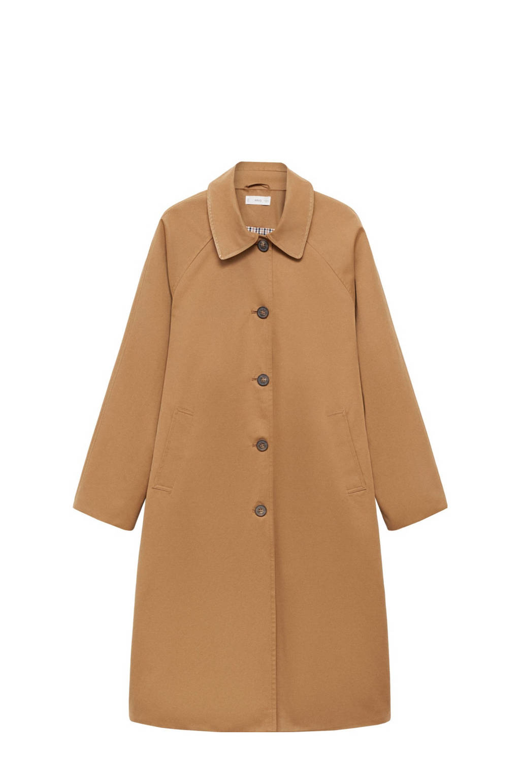 MANGO TEEN coat lichtbruin