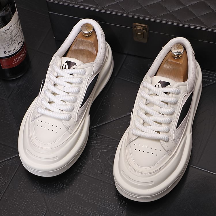 Mr Ozera - Platformsneakers met panelen
