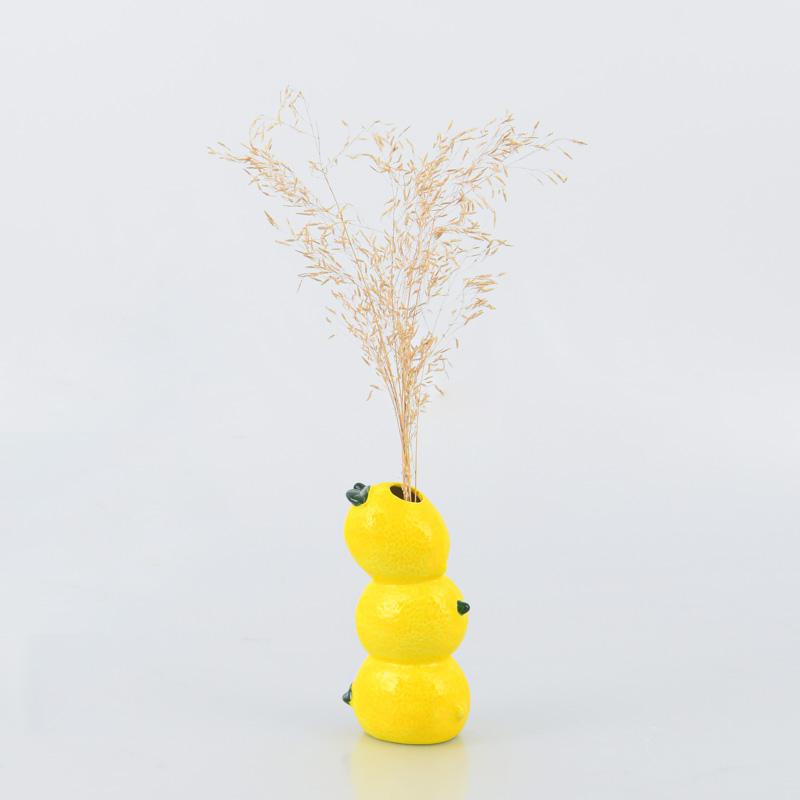 Vase lemon style 19cm