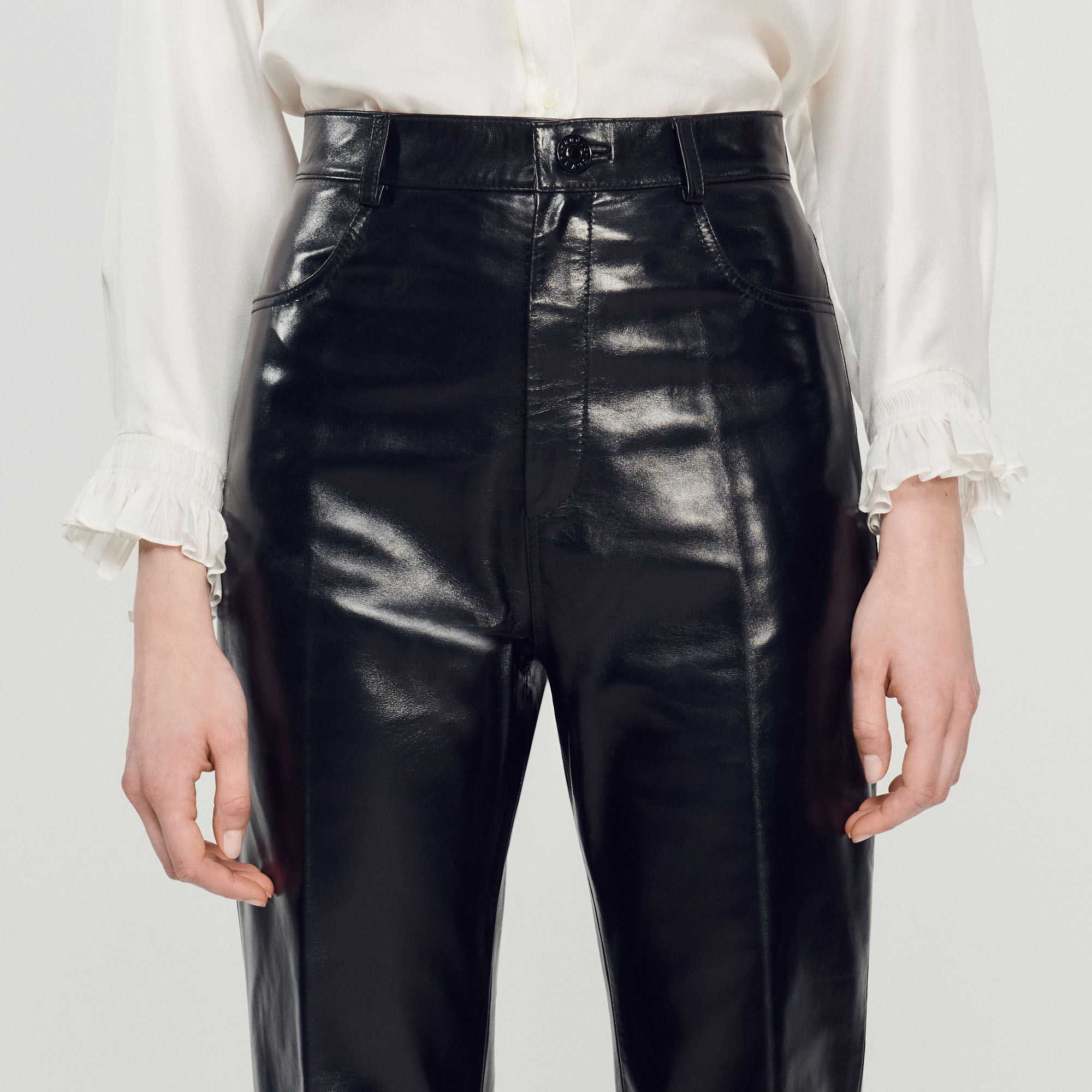 Pantalon en cuir