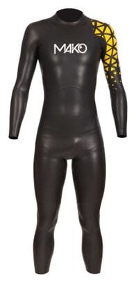 Combinaison Néoprène Mako Hali Plus Noir Jaune Homme
