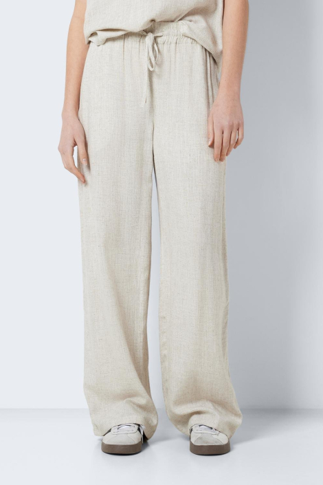 Noisy may ecru dames broek