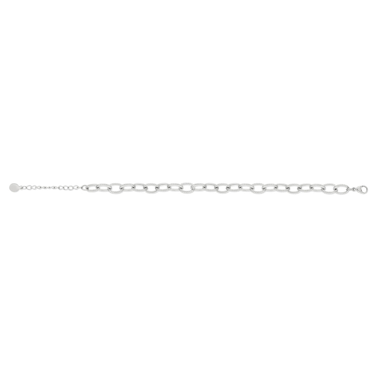 Bracelet acier 20,5 cm
