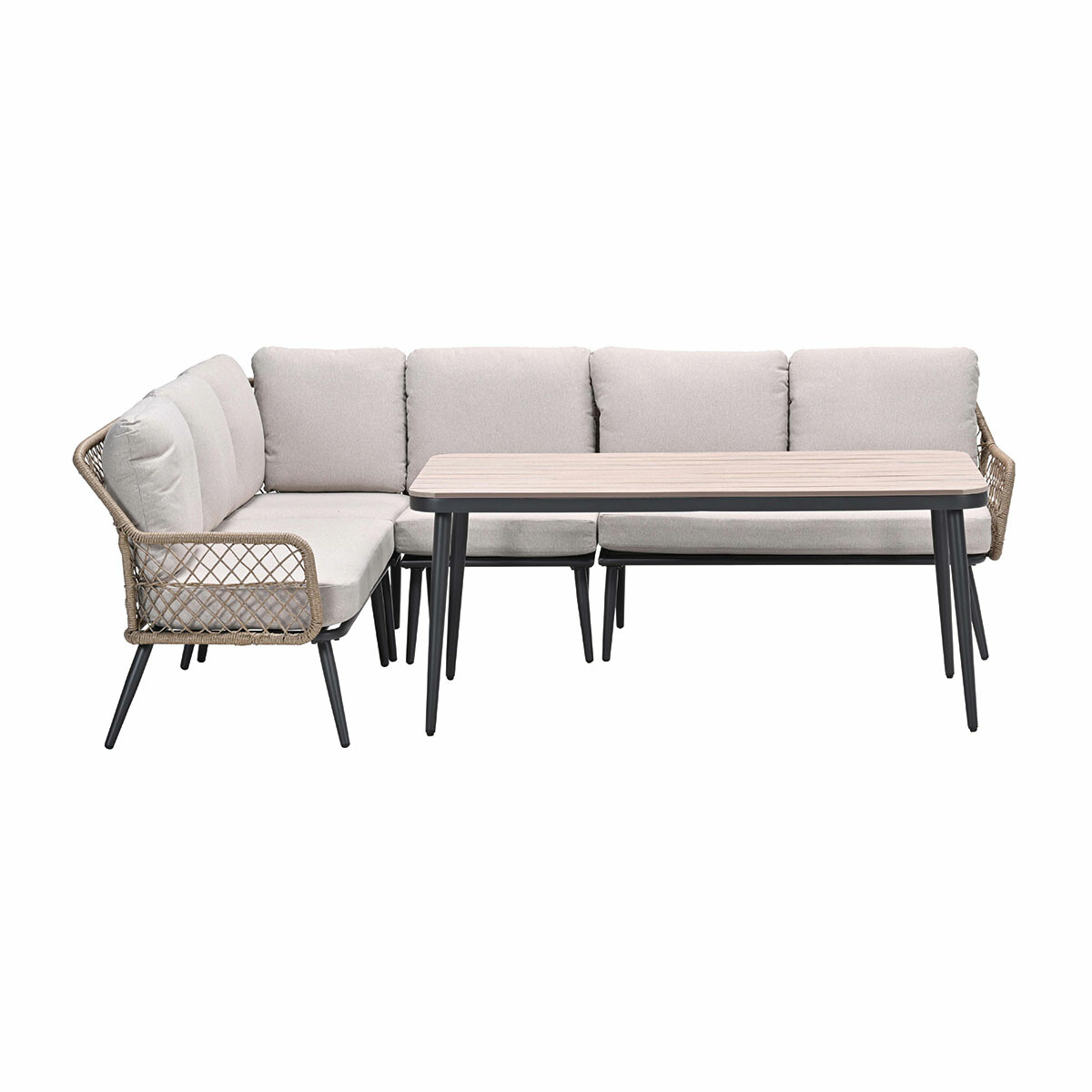 Garden Impressions Allasio 5-delige lounge-dining hoekset