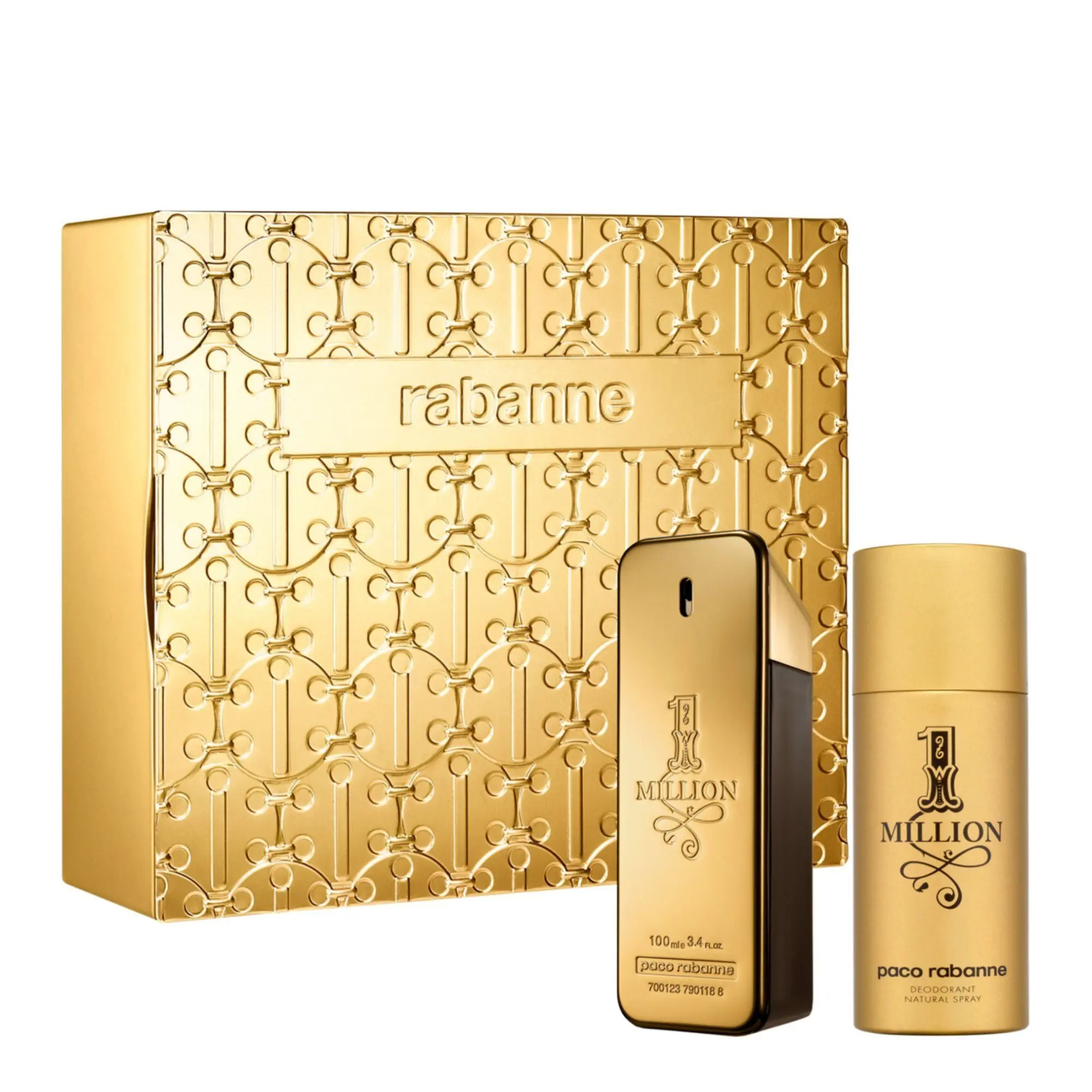 Paco Rabanne - Coffret 1 Million Eau de Toilette 100ml & Déodorant- Homme