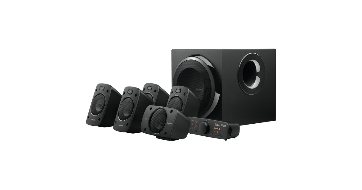 Logitech Z906 Surround Sound Speaker System pc-luidspreker  (Zwart, Retail)