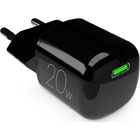 PURO oplader 20W - sort