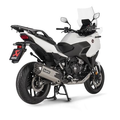 Silencieux Akrapovic Titane noir embout Carbone - Gris