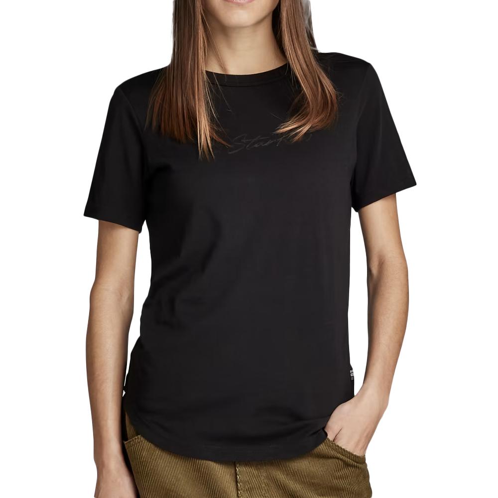 T-shirt Noir Femme G-Star Raw Autograph