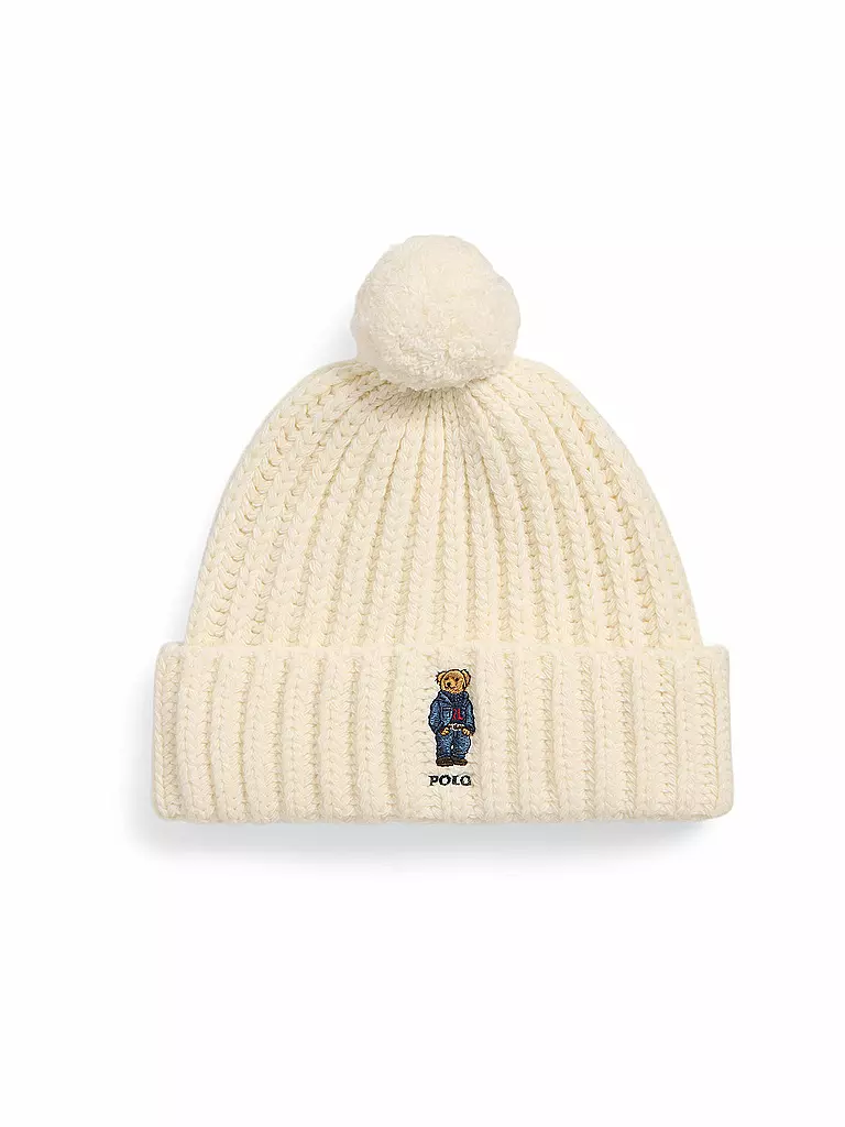 POLO RALPH LAUREN Mütze - Haube  creme