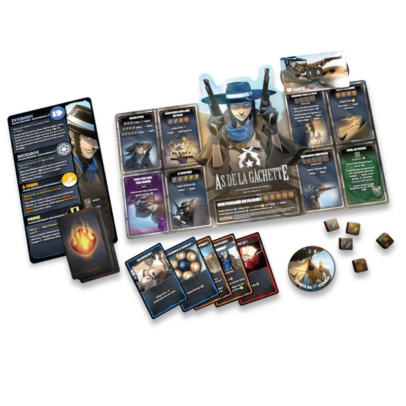 Dice Throne S2 : As de la gâchette vs Samouraï
