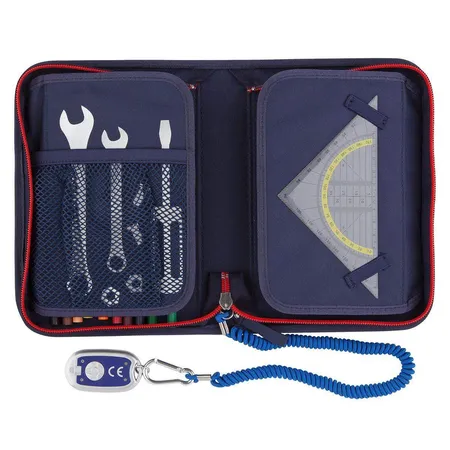 Depesche Federtasche Monster Cars Deluxe mit Taschenlampe, sortiert