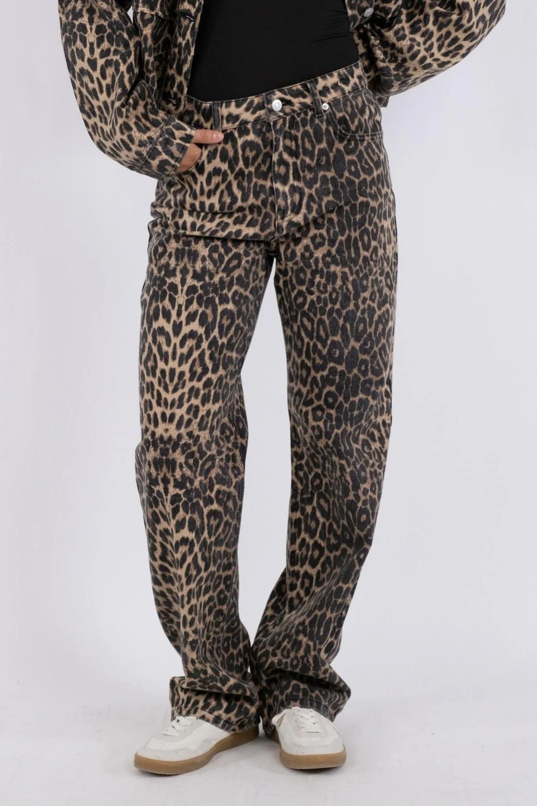 Neo Noir Simona Leopard Pants 400 leopard