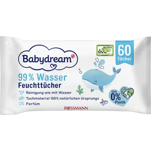 Feuchttücher mit 99% Wasser Spar-Pack