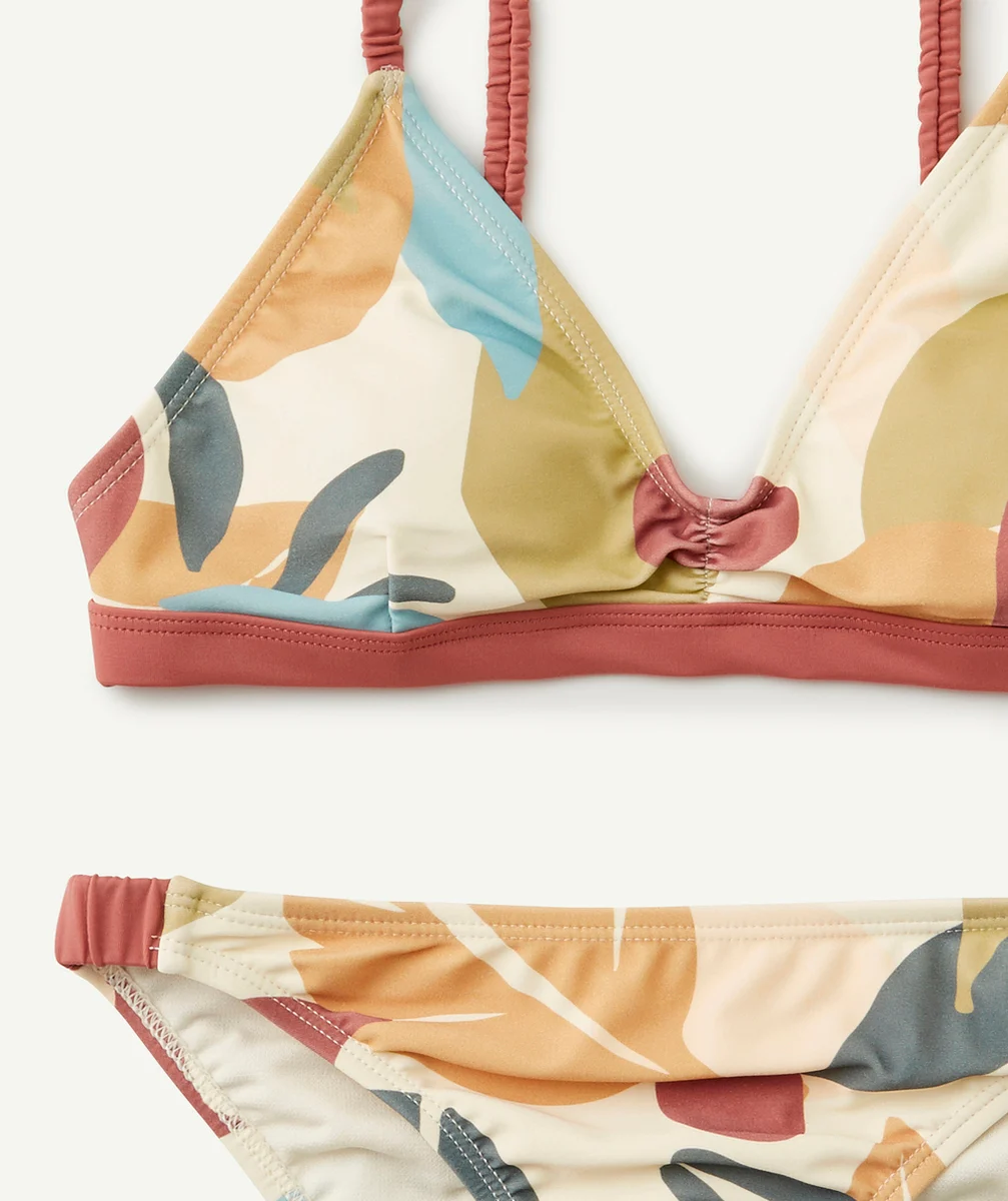 LE MAILLOT DE BAIN 2 PIÈCES TRIANGLE COLORÉS EN FIBRES RECYCLÉES