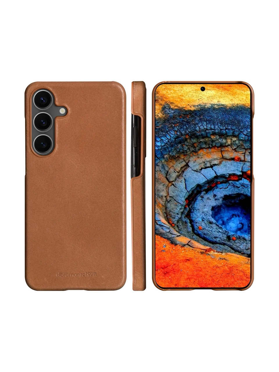 Samsung Galaxy S25  Plus 2in1 Wallet Case Echtleder Tasche mit RFID Schutz Lynge (LMSPGTDT6473) - Tan