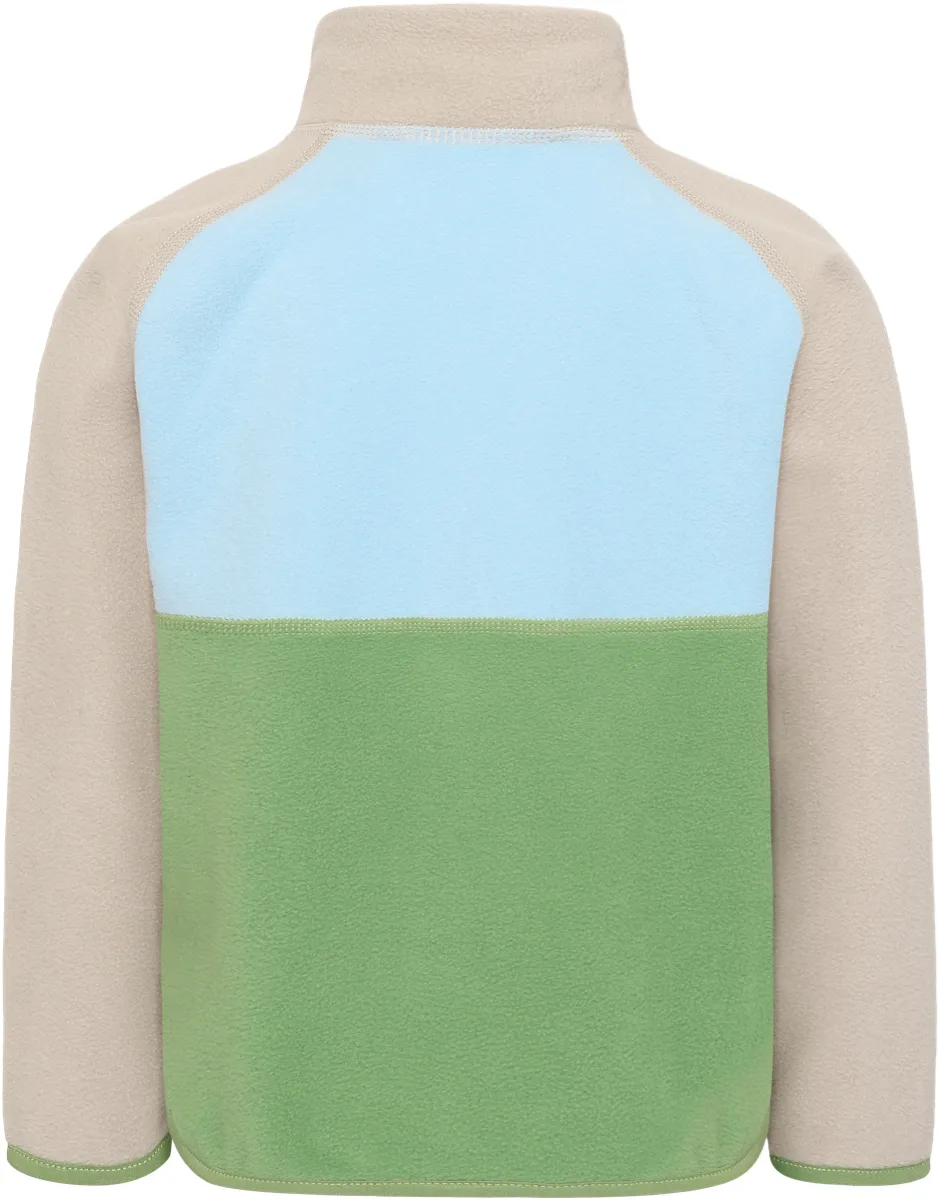 Didriksons Kids' Monte Half Button 4 Algae Green