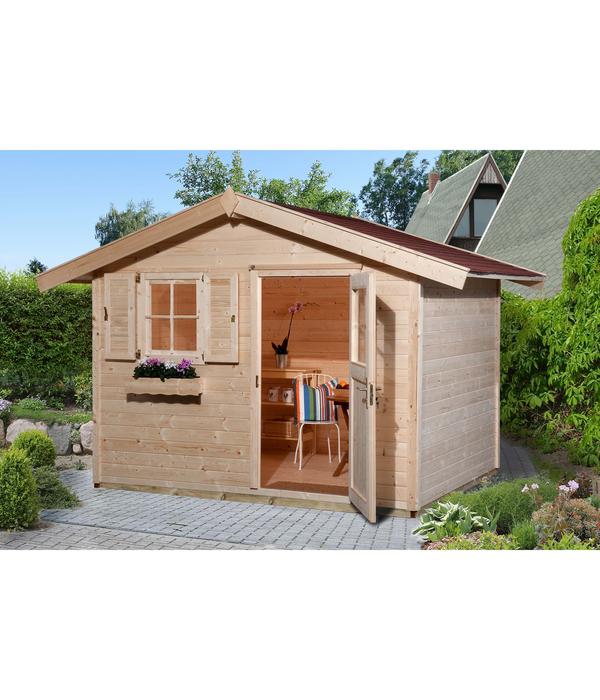 Weka Gartenhaus 123 Gr. 3, ca. B380/H253/T239