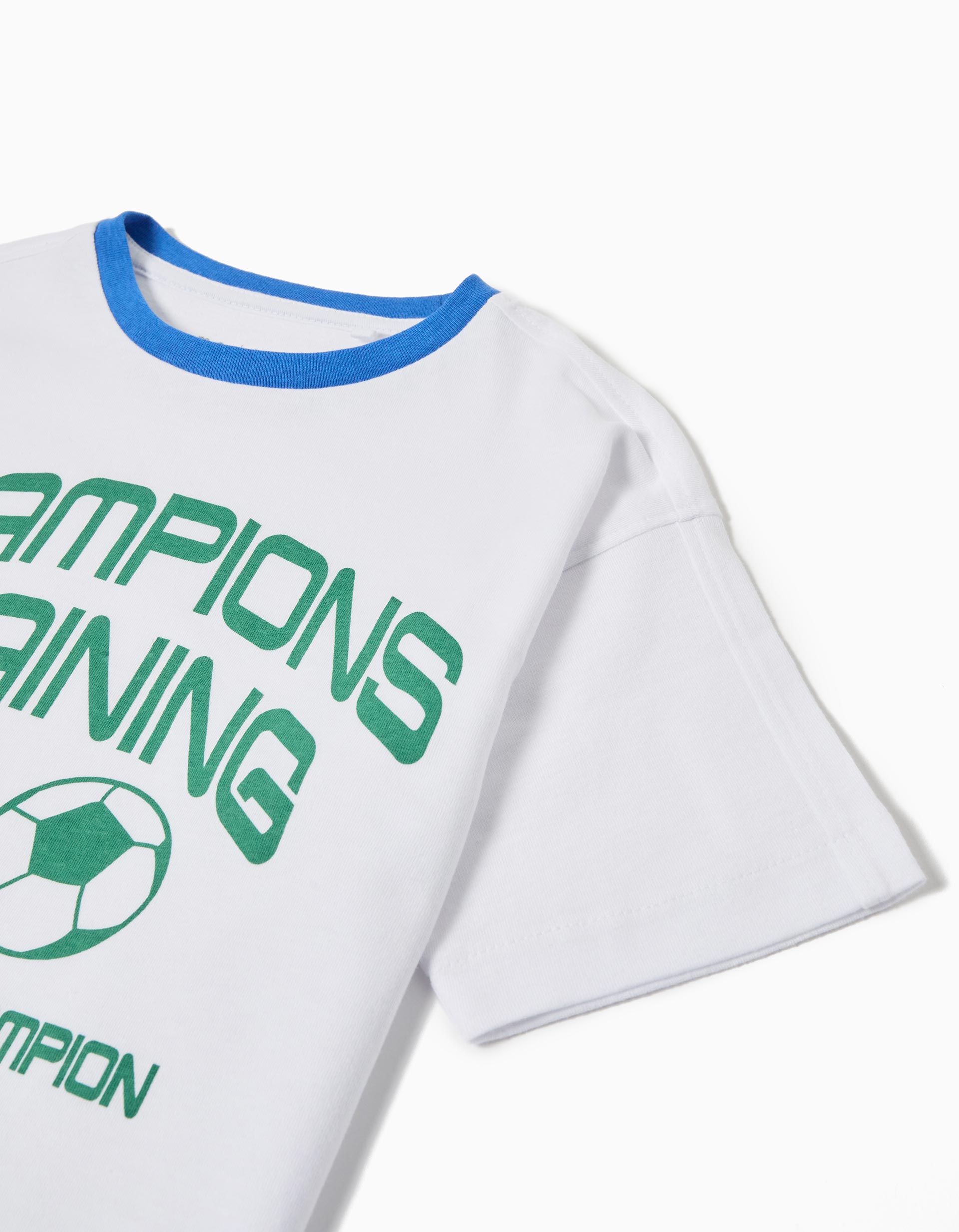 T-shirt Print, Menino, Cru