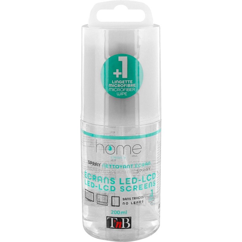 Gel de nettoyage 200 ml pour écrans + 1 tissu microfibre TNB