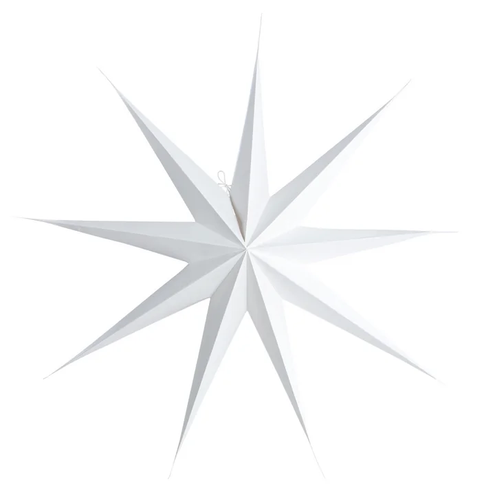 House Doctor - 9 Point Weihnachtsstern 87 cm, weiss