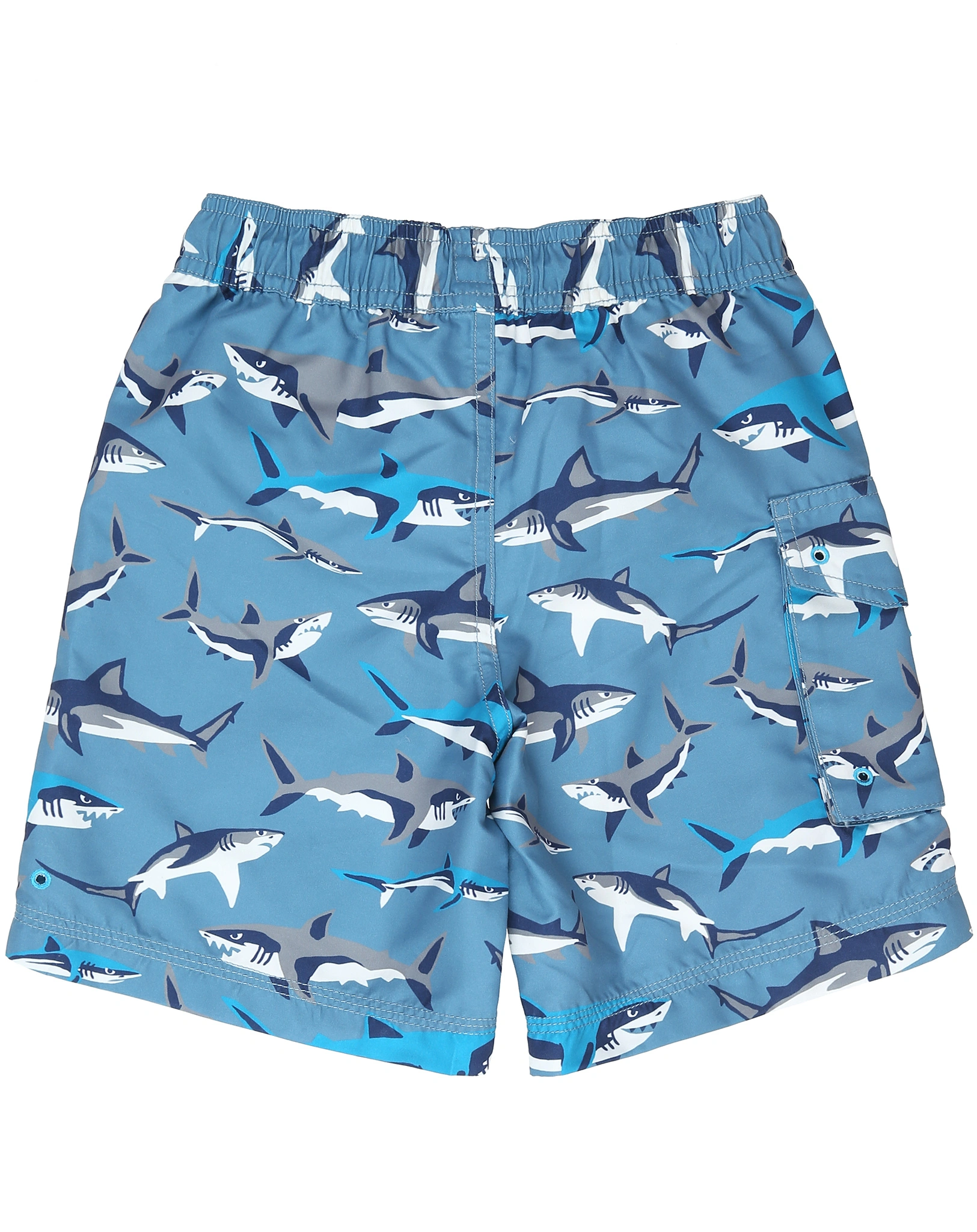 Badeshorts SNEAK AROUND SHARKS in blau